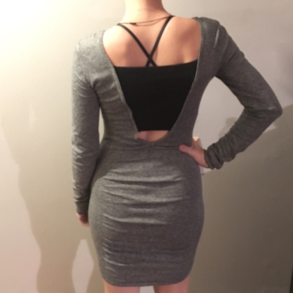 Express - Body Con Knit Dress - Picture 2 of 8